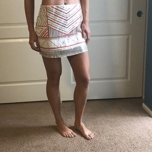 Sequined New Years mini skirt